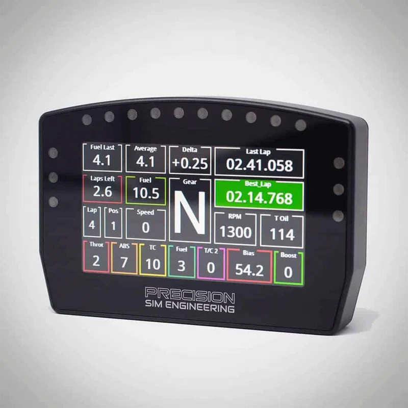 AdvancedSimRacing-PrecisionSimEngineeringDDu_55165cbb-fa25-4e4e-8abc-86543e6a284a.webp Precision Sim Engineering DDU (Data Display Unit) - Image 1